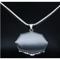 Lótuszvirágban buddha nemesacél nyaklánc 