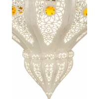 Cal marokkói mennyezeti lámpa fehér
