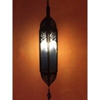 Fida marokkói mennyezeti lámpa kék