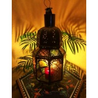 Haifa marokkói mennyezeti lámpa sárga