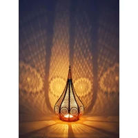 Kais marokkói asztali lámpa arany színű