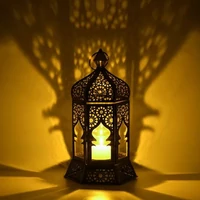 Labib marokkói mécses és gyertyatartó 