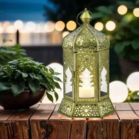 Labib marokkói mécses és gyertyatartó 