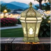 Lamin marokkói mécses és gyertyatartó 