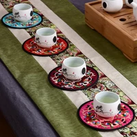 Tibeti hímzett poháralátét 10 db-os