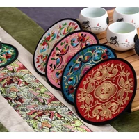 Tibeti hímzett poháralátét 10 db-os