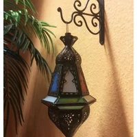 Anya marokkói mennyezeti lámpa színes