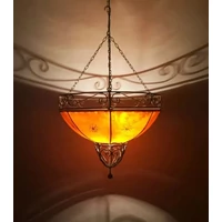 Demren marokkói mennyezeti henna lámpa