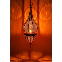 Fayna marokkói mennyezeti lámpa fekete