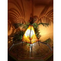 Hafa marokkói henna asztali lámpa 38 cm