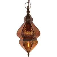 Idal marokkói mennyezeti lámpa fekete