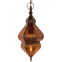 Idal marokkói mennyezeti lámpa fekete