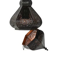 Idal marokkói mennyezeti lámpa fekete