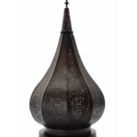 Kais marokkói asztali lámpa fekete színű