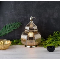 Lamisa marokkói asztali lámpa ezüst színű