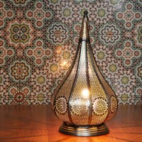 Monza marokkói asztali lámpa arany színű