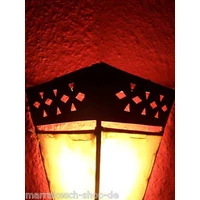 Rabat fali henna lámpa narancssárga