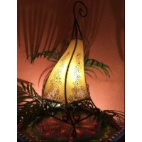 Rahaf marokkói henna állólámpa natúr 50 cm