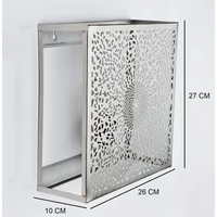 Yakin marokkói falilámpa ezüst színű