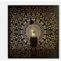 Yakin marokkói falilámpa ezüst színű