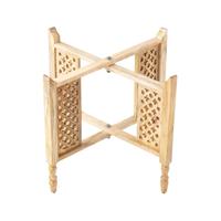 Nizza keleti teázó asztal (natúr) 60 cm arany