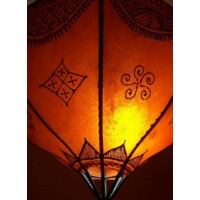 Anadil marokkói henna mennyezeti lámpa narancssárga