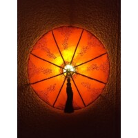 Dilay marokkói henna mennyezeti lámpa narancssárga