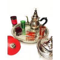 Abidin marokkói teakiöntő ezüst 1000 ml