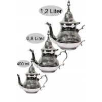Elihan marokkói teakiöntő ezüst  400 ml
