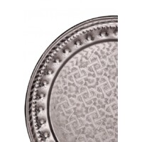 Amana ezüst marokkói tálca 60 cm