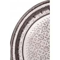 Amana ezüst marokkói tálca 80 cm
