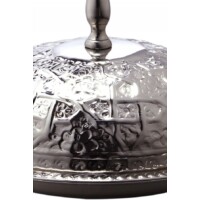 Fassia ezüst marokkói tálca 26 cm
