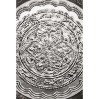 Ferda ezüst marokkói tálca 40 cm