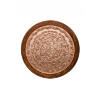 Ferda rézvörös marokkói tálca 40 cm