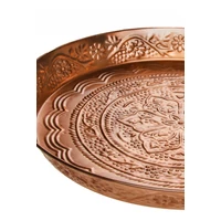 Ferda rézvörös marokkói tálca 40 cm