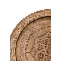 Mehdia antik marokkói tálca 40 cm