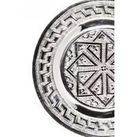 Mehdia ezüst marokkói tálca 16 cm