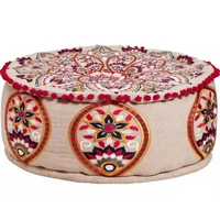 Azra marokkói textil puff / ülőpárna 