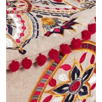 Azra marokkói textil puff / ülőpárna 