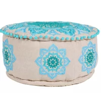 Bashar marokkói textil puff / ülőpárna