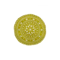 Jabran keleti textil puff ülőpárna zöld 