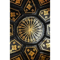 Merzougha marokkói bőr puff, ülőpárna 45 cm