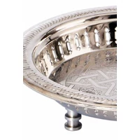 Juman ezüst marokkói tálca 27 cm