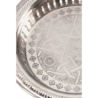 Juman ezüst marokkói tálca 27 cm