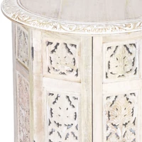 Ashkar fehér marokkói asztal 