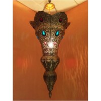 Baysan marokkói mennyezeti lámpa arany