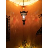 Baysan marokkói mennyezeti lámpa arany