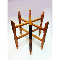 Iman antik keleti teázó asztal arany színben 60 cm