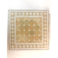Marrakeshi mozaik asztal natúr/fehér