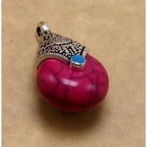 Tibeti medál rózsaszín